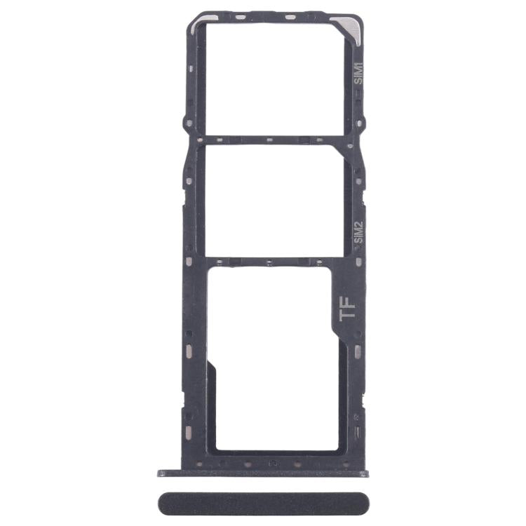 ZTE Blade A35 SIM Card Tray + Micro SD Card Tray Replacement (Black) - Perfect Fit, Professional Installation Recommended