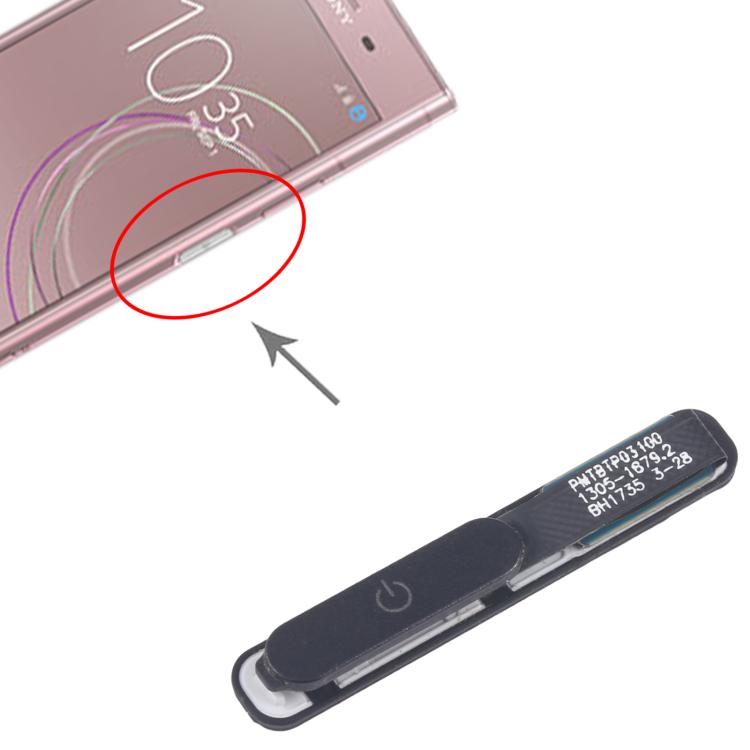 Replacement Fingerprint Control Button for Sony Xperia XZ1 (Black) - Quality Checked, Perfect Fit