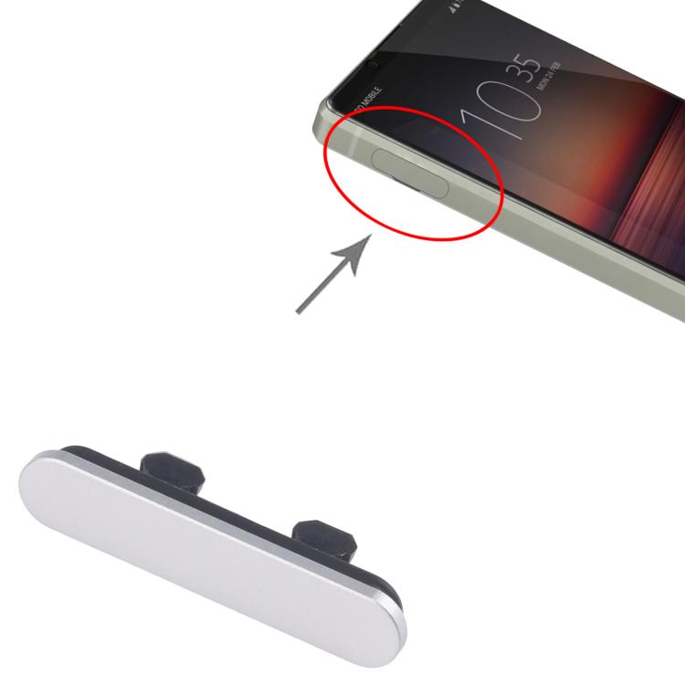 Sony Xperia 1 II Dustproof SIM Card Cap - Replacement (Silver) for Secure Protection