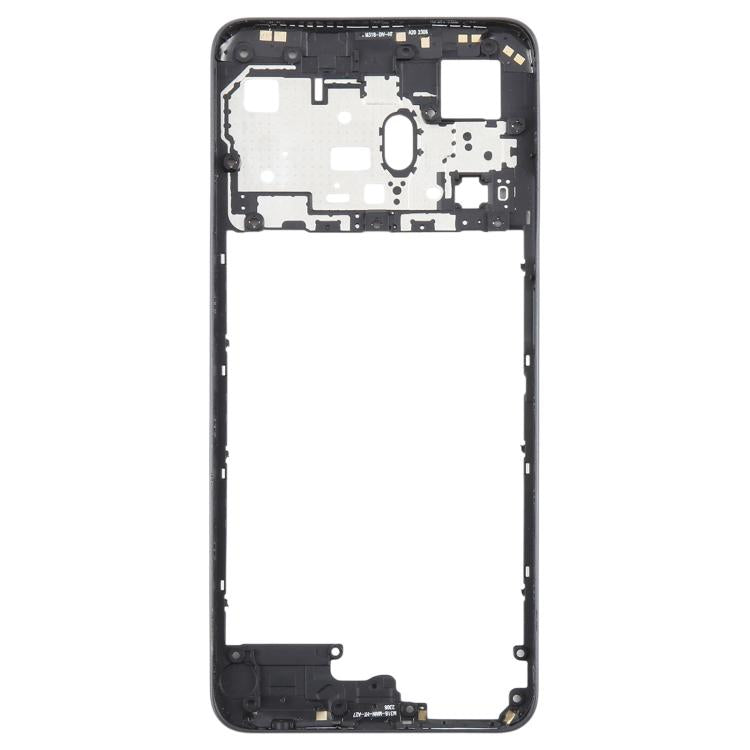 Realme C55 4G RMX3710 Replacement Middle Frame Bezel Plate (Black) - Perfect Fit for Repair