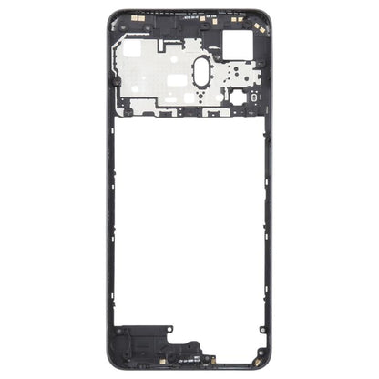Realme C55 4G RMX3710 Replacement Middle Frame Bezel Plate (Black) - Perfect Fit for Repair