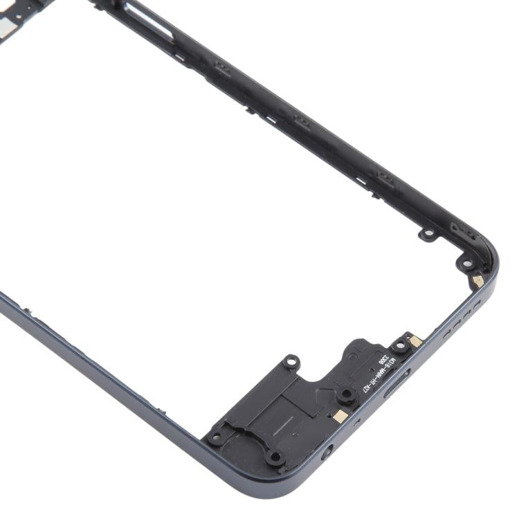Realme C55 4G RMX3710 Replacement Middle Frame Bezel Plate (Black) - Perfect Fit for Repair