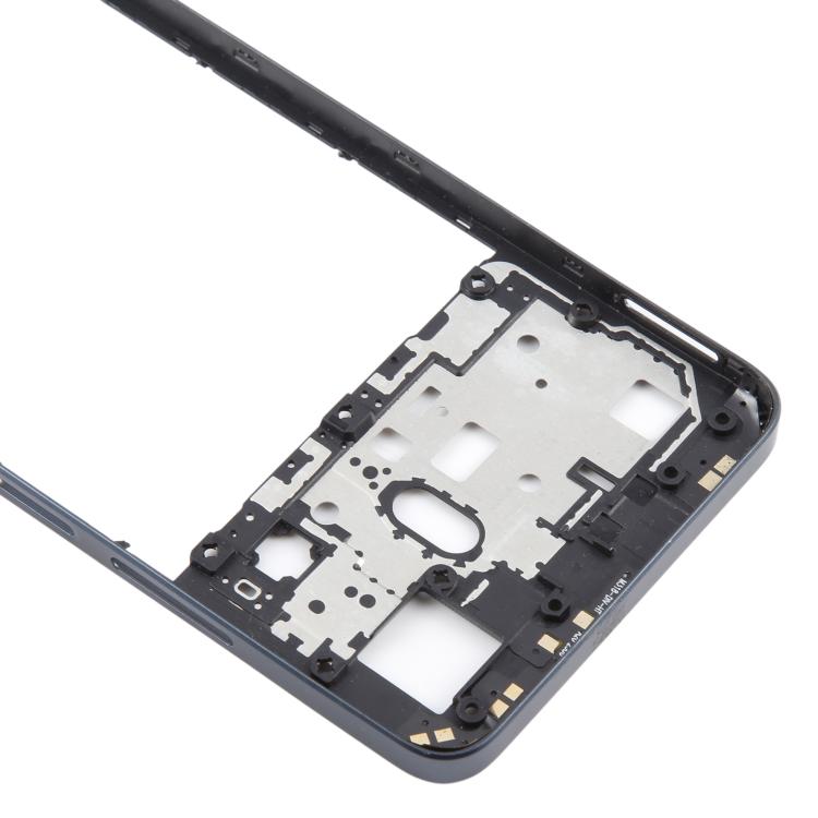Realme C55 4G RMX3710 Replacement Middle Frame Bezel Plate (Black) - Perfect Fit for Repair