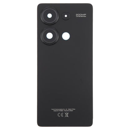 Xiaomi Redmi Note 13 Pro 4G OEM Black Battery Back Cover with Camera Lens Frame Replacement