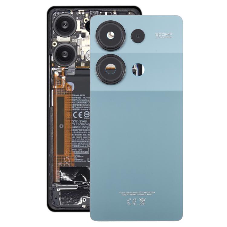 Xiaomi Redmi Note 13 Pro 4G OEM Green Battery Back Cover with Camera Lens Frame Replacement