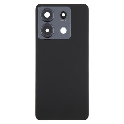 Xiaomi Redmi Note 13 Pro 5G OEM Black Battery Back Cover with Camera Lens Frame Replacement