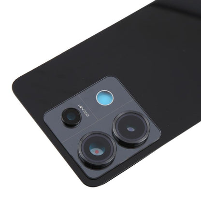 Xiaomi Redmi Note 13 Pro 5G OEM Black Battery Back Cover with Camera Lens Frame Replacement