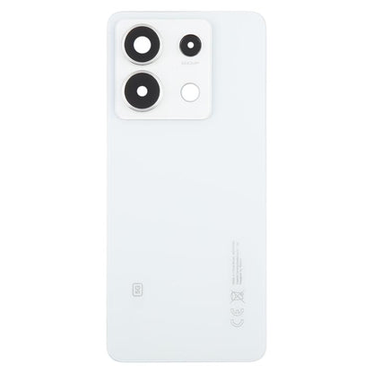Xiaomi Redmi Note 13 Pro 5G OEM Back Cover with Camera Lens Frame Replacement - White