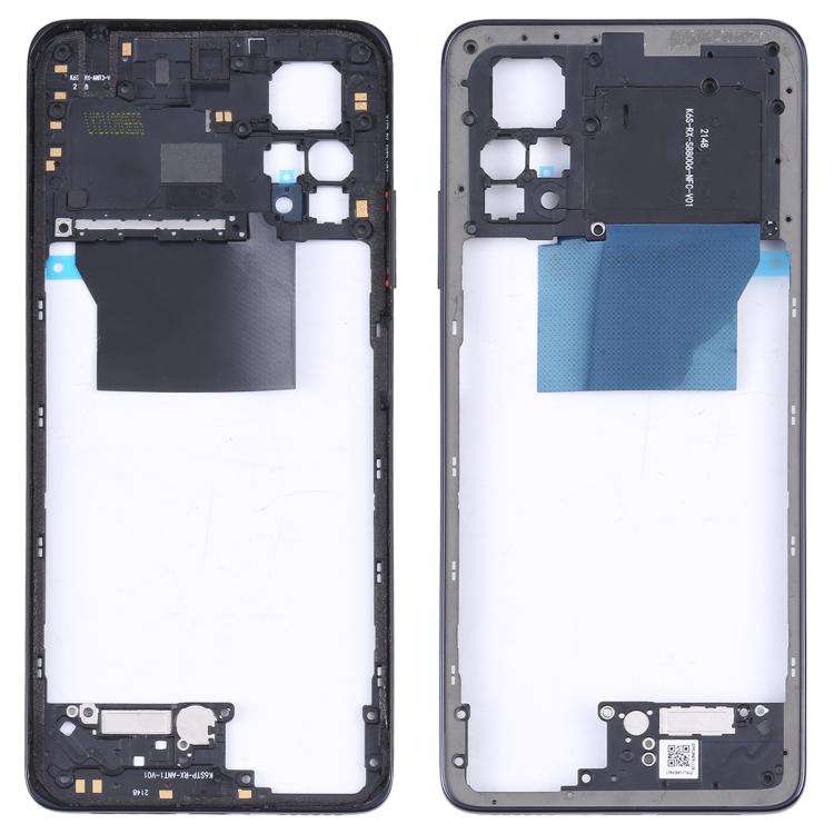 Xiaomi Redmi Note 11 Pro 4G Black Middle Frame Bezel Plate Replacement - Quality Checked Part