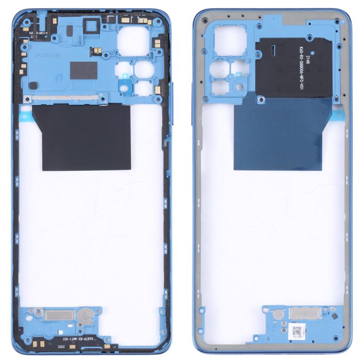 Genuine Dark Blue Middle Frame Bezel Plate Replacement for Xiaomi Redmi Note 11 Pro 5G
