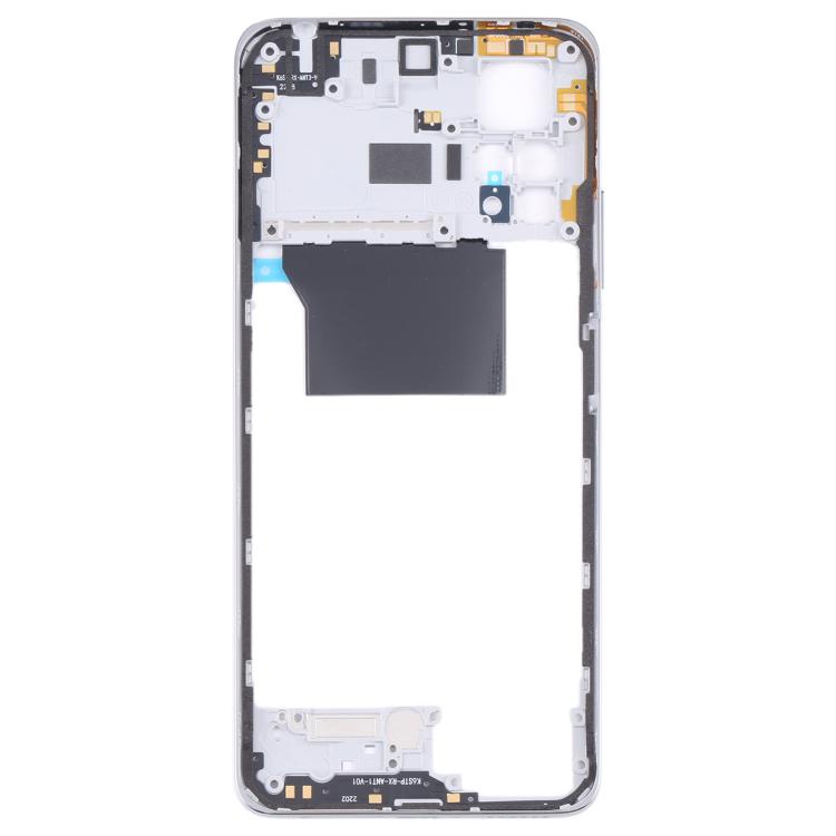 Xiaomi Redmi Note 11 Pro 5G Silver Middle Frame Bezel Plate Replacement - Compatible & Quality Checked