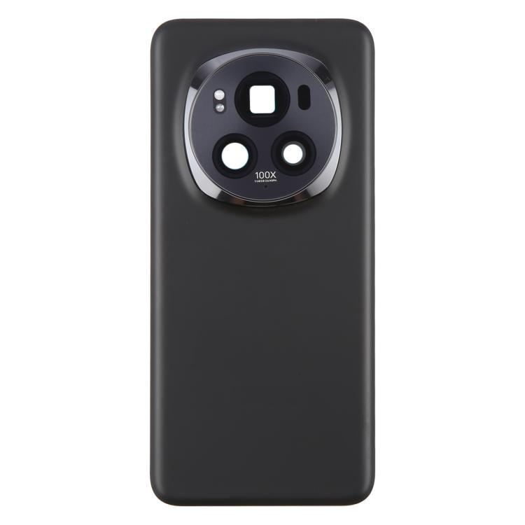 Honor Magic6 Pro Battery Back Cover Replacement with Camera Lens Frame (Black) - Perfect Fit & Quality Checked
