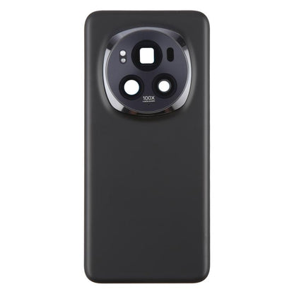 Honor Magic6 Pro Battery Back Cover Replacement with Camera Lens Frame (Black) - Perfect Fit & Quality Checked