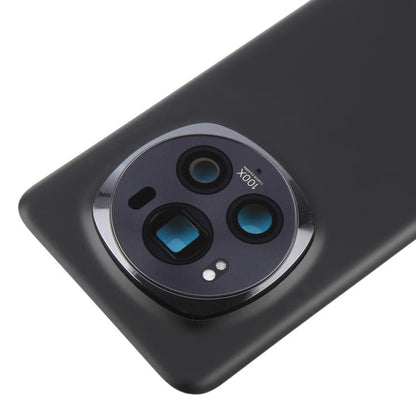 Honor Magic6 Pro Battery Back Cover Replacement with Camera Lens Frame (Black) - Perfect Fit & Quality Checked