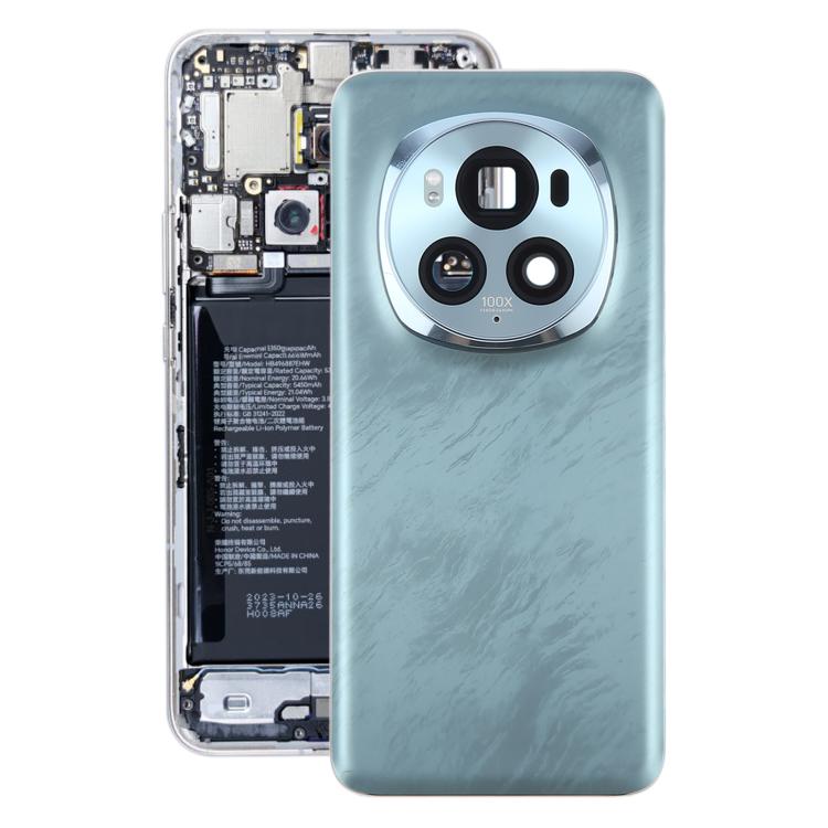 Honor Magic6 Pro Replacement Back Cover with Camera Lens Frame - Green, Compatible & Tested Quality