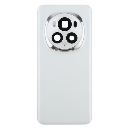 Honor Magic6 Pro White Battery Back Cover with Camera Lens Frame Replacement - Compatible & Quality Checked