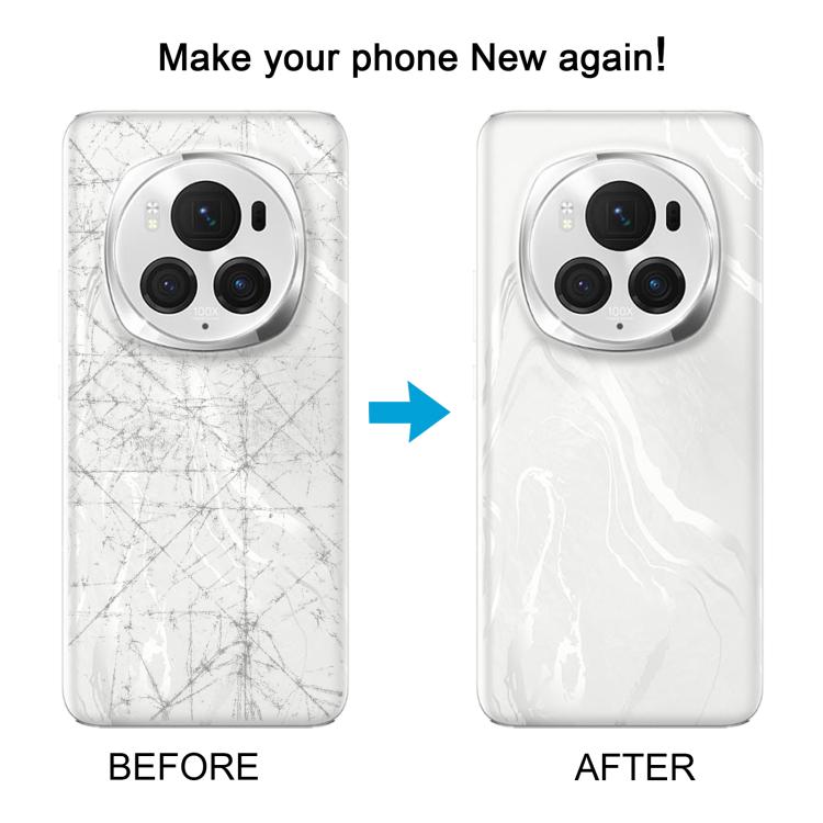 Honor Magic6 Pro White Battery Back Cover with Camera Lens Frame Replacement - Compatible & Quality Checked