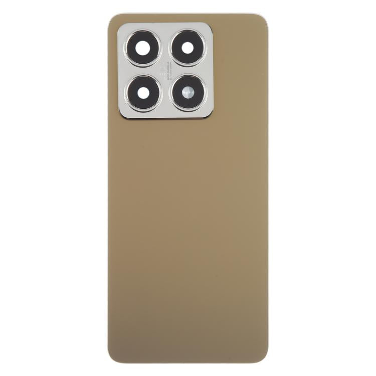 Genuine Xiaomi 14T OEM Battery Back Cover with Camera Lens Frame - Replacement (Gold)