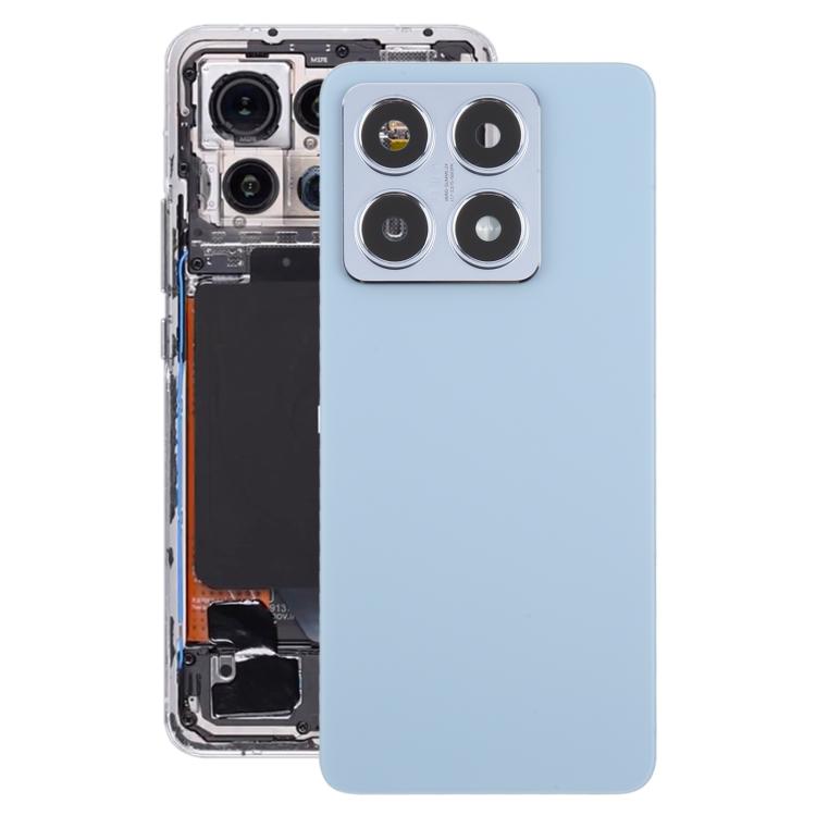 Xiaomi 14T OEM Replacement Back Cover with Camera Lens Frame (Blue) - Perfect Fit & Easy Installation