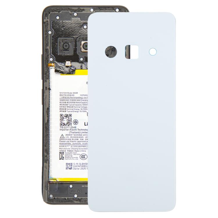Xiaomi Redmi A3 4G OEM Back Cover Replacement (White) - Perfect Fit for Your Device, Professional Installation Recommended