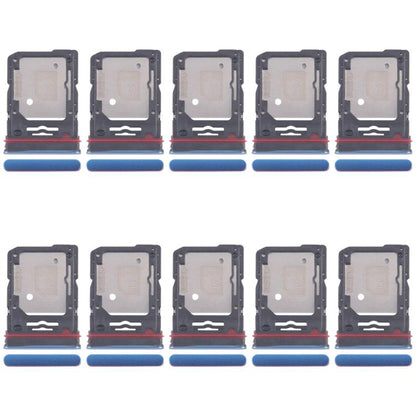 Original SIM Card Tray + Micro SD Card Tray for Motorola Edge 60 - 10pcs (Blue)