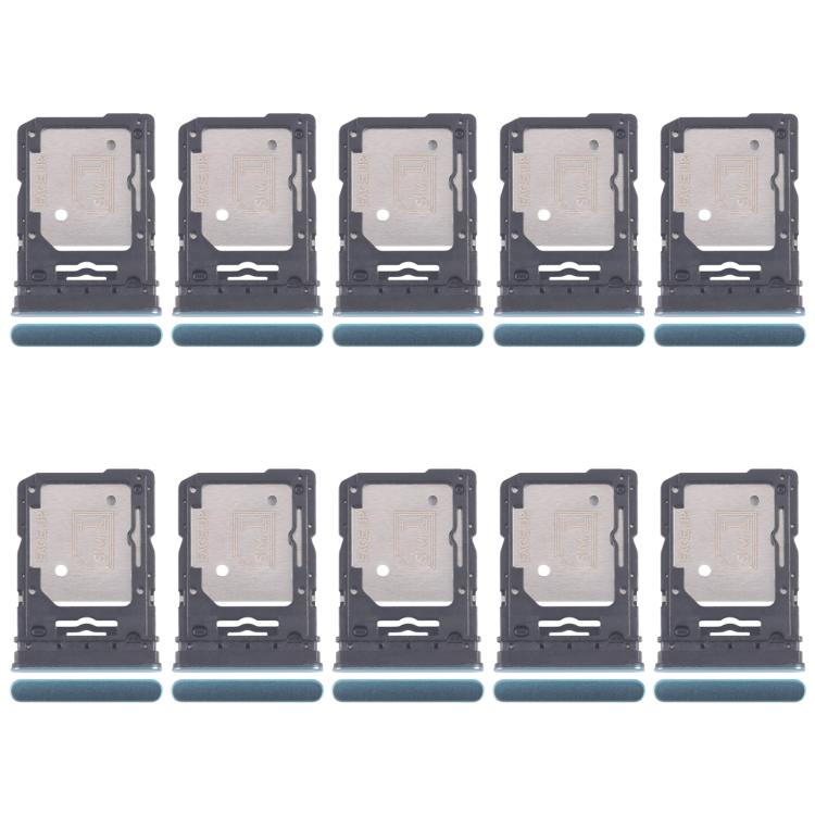 Original SIM Card Tray Set for Motorola Edge 60 Fusion - 10pcs Green SIM/Micro SD Card Trays