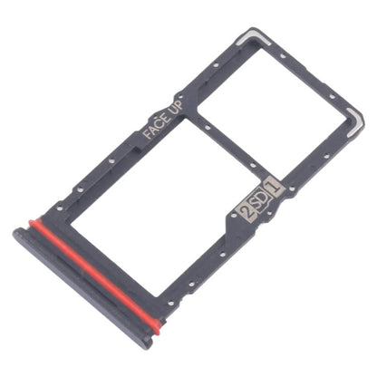 Original SIM Card Tray + SIM/Micro SD Card Tray (10pcs) for Motorola Moto G56 - Black Replacement Parts