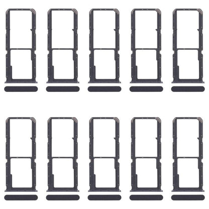 Original SIM Card Tray Set for OPPO A60 4G (CPH2631) - 10pcs Black SIM & Micro SD Card Trays