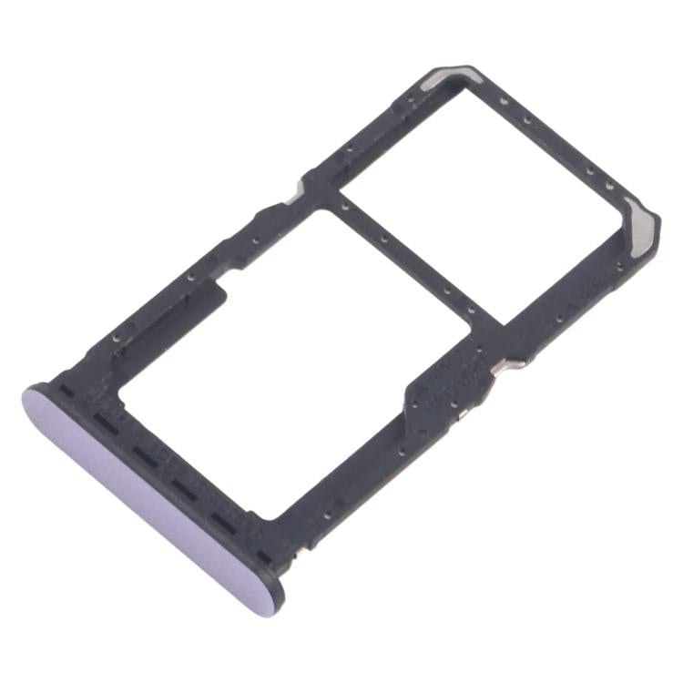 Original Purple SIM Card Tray & Micro SD Card Tray for OPPO A80 5G CPH2639 - 10pcs Replacement Set