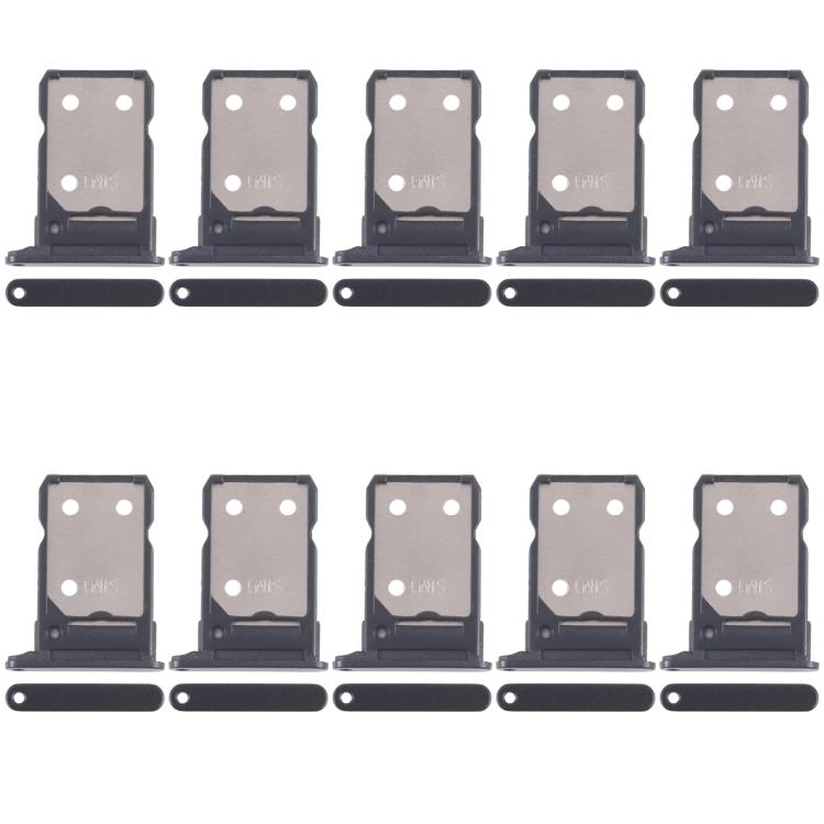 Original OPPO Reno8 5G CPH2359 SIM Card Tray Set (10pcs) - Black Replacement for Reno7 4G