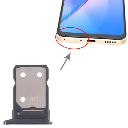 Original OPPO Reno8 5G CPH2359 SIM Card Tray Set (10pcs) - Black Replacement for Reno7 4G
