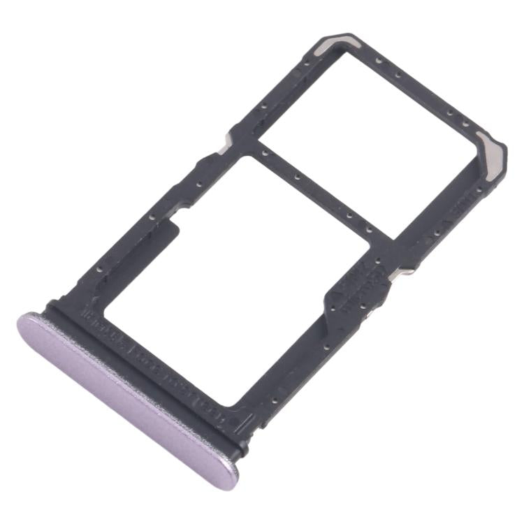 Original SIM Card Tray & Micro SD Card Tray for OPPO Reno11 F (CPH2603) - 10pcs Set (Pink)
