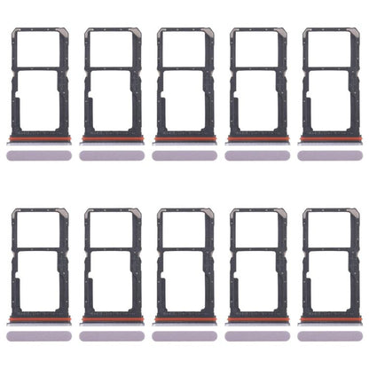 Original SIM Card Tray Set for OPPO A5 Pro 4G CPH2711 - 10pcs (Includes SIM/Micro SD Tray, Pink)