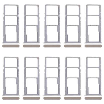 Original SIM Card Tray Set for Realme Note 50 RMX3834 - 10pcs Gold SIM & Micro SD Card Trays