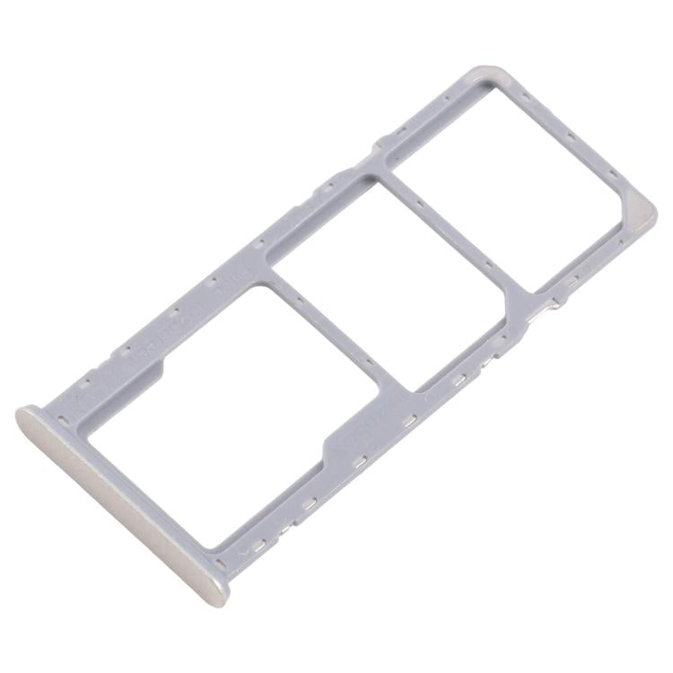 Realme C51 RMX3830 Original SIM Card Tray & Micro SD Card Tray Set (10pcs, Gold) - Replacement Parts