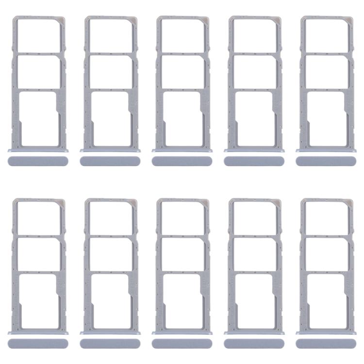 Original SIM Card Tray Set for Realme C53 (India RMX3762) - 10pcs (Includes SIM & Micro SD Card Trays, Pink)