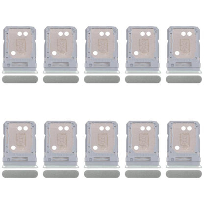 Original SIM Card Tray + Micro SD Card Tray for Realme 12+ 5G RMX3867 - 10pcs (Light Green)
