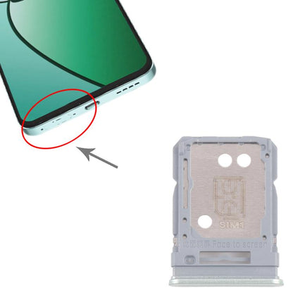 Original SIM Card Tray + Micro SD Card Tray for Realme 12+ 5G RMX3867 - 10pcs (Light Green)