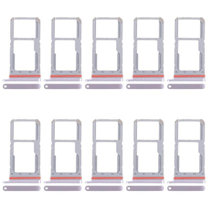Original SIM Card Tray + Micro SD Card Tray for Realme 13 5G RMX3951 (10pcs, Pink) - Replacement Parts