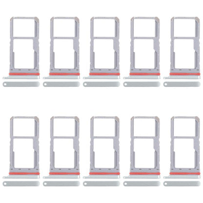 Original SIM Card Tray & Micro SD Card Tray for Realme 13 5G RMX3951 - 10pcs (Green)