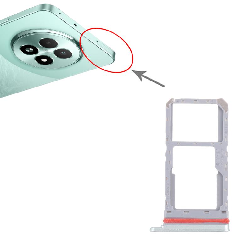 Original SIM Card Tray & Micro SD Card Tray for Realme 13 5G RMX3951 - 10pcs (Green)