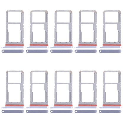Realme 13 5G RMX3951 Original SIM Card Tray + Micro SD Card Tray (Blue) - 10pcs Replacement Set