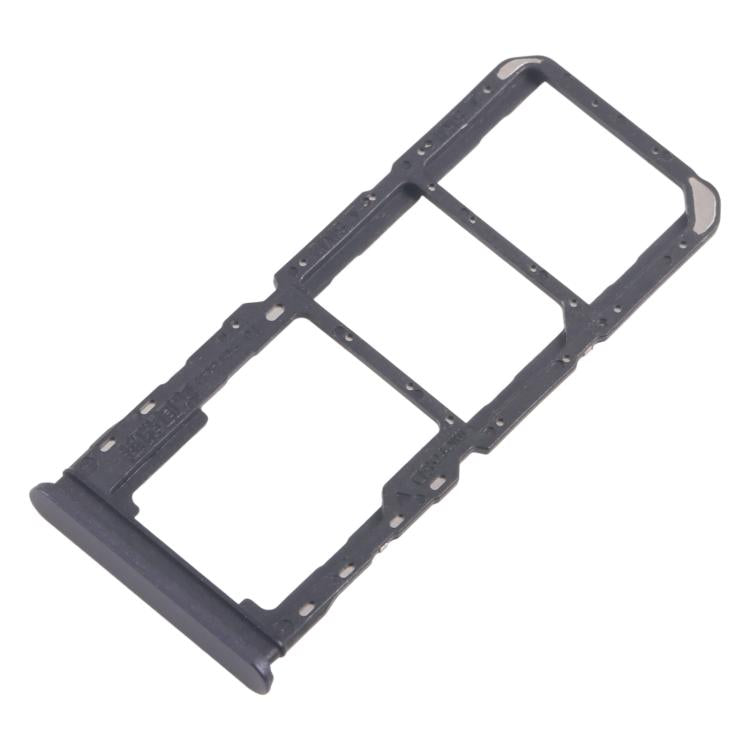 Original SIM Card Tray Set for Realme 11 5G RMX3780 - 10pcs (Black) + Micro SD Card Tray Replacement
