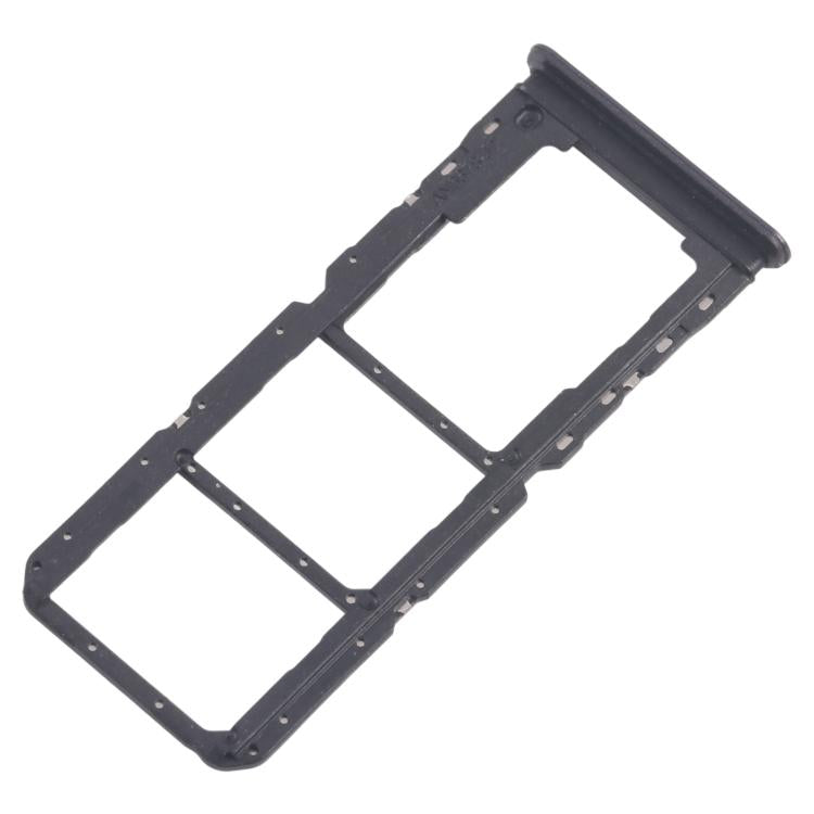 Original SIM Card Tray Set for Realme 11 5G RMX3780 - 10pcs (Black) + Micro SD Card Tray Replacement
