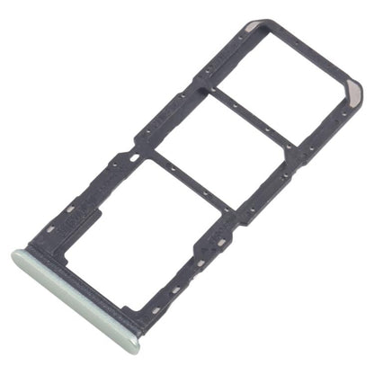 Original SIM Card Tray Set for Realme 11x 5G RMX3785 - 10pcs (Includes SIM & Micro SD Tray, Green)