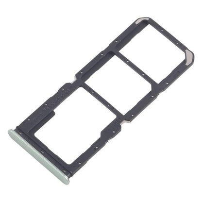 Original SIM Card Tray Set for Realme C67 4G RMX3890 - 10pcs (Light Green) + Micro SD Card Tray Replacement