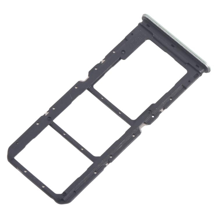 Original SIM Card Tray Set for Realme C67 4G RMX3890 - 10pcs (Light Green) + Micro SD Card Tray Replacement