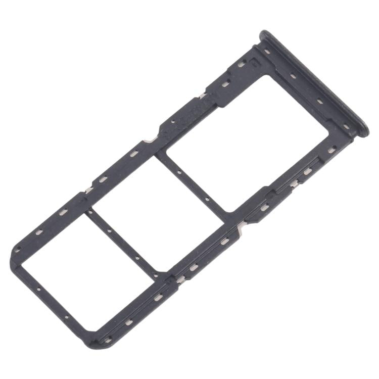 Original SIM Card Tray Set for Realme 12 Lite 4G (10pcs) - Includes SIM & Micro SD Card Trays (Dark Green)