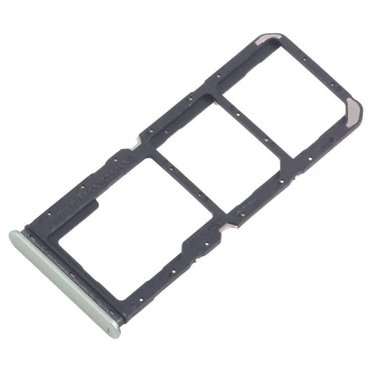 Realme 12 Lite 4G SIM Card Tray Set - 10pcs Original Light Green SIM & Micro SD Card Trays, Perfect Replacement