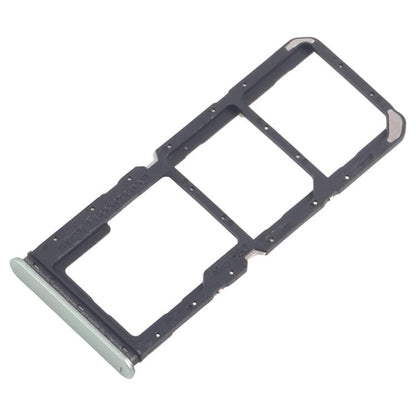 Realme 12 Lite 4G SIM Card Tray Set - 10pcs Original Light Green SIM & Micro SD Card Trays, Perfect Replacement